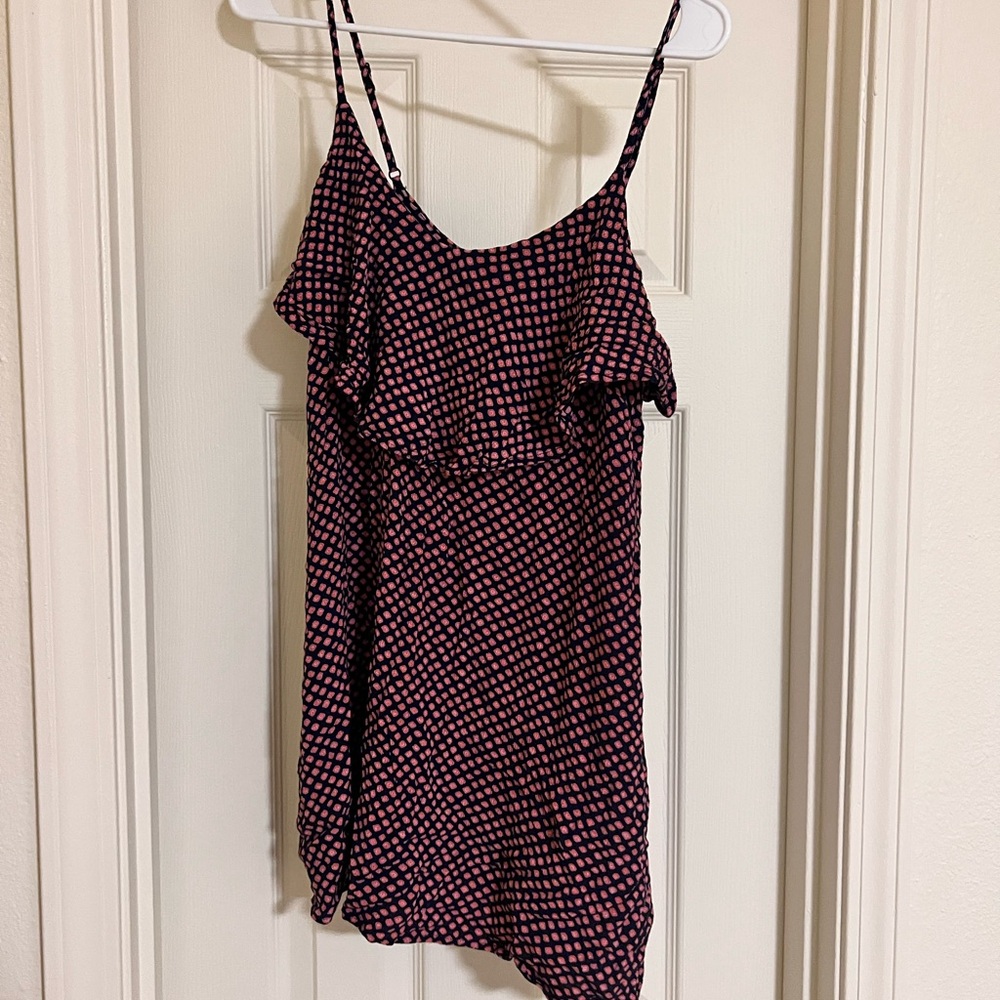 Chic Spaghetti Strap Ruffle Dress
